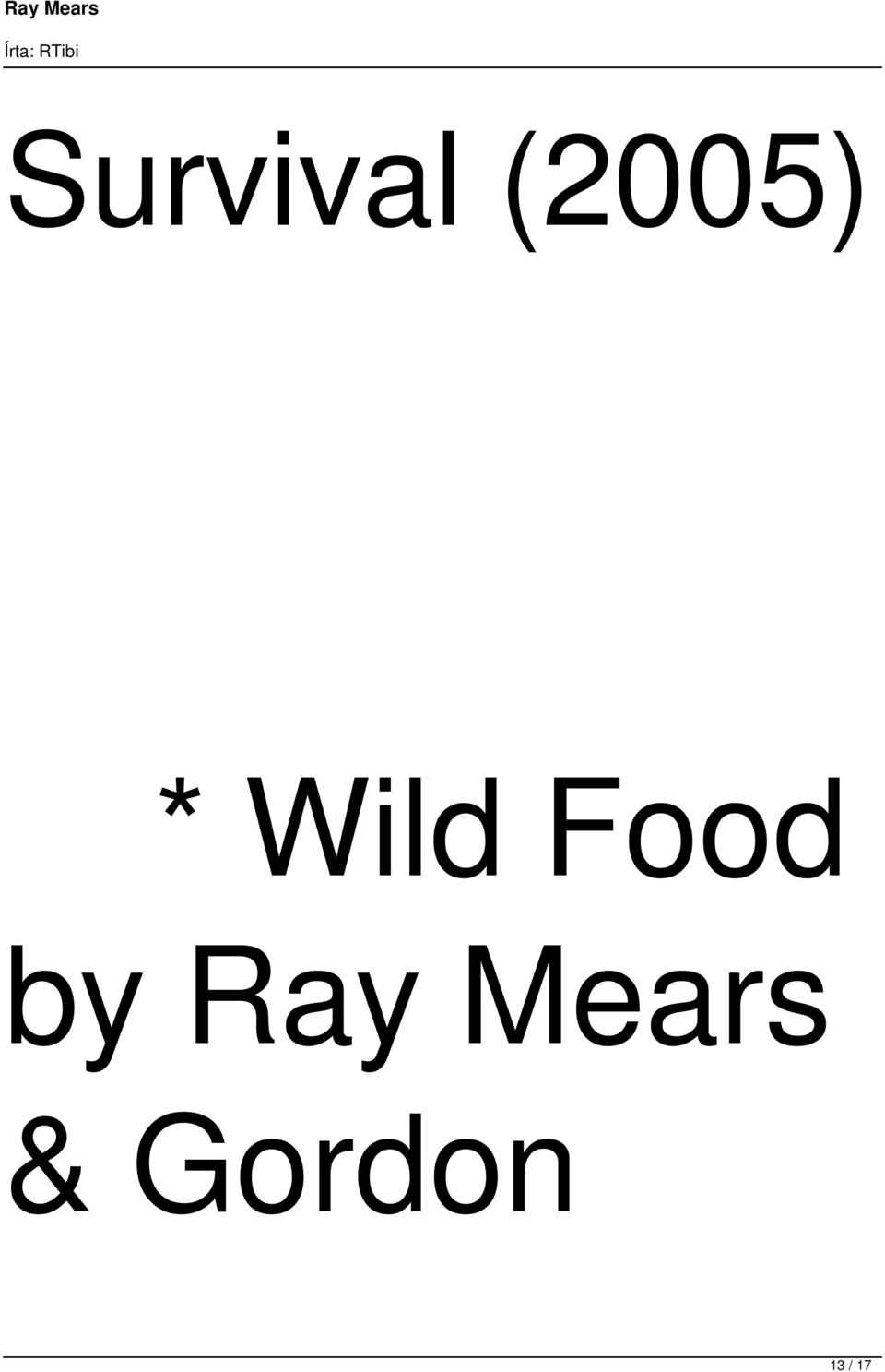 Food by Ray