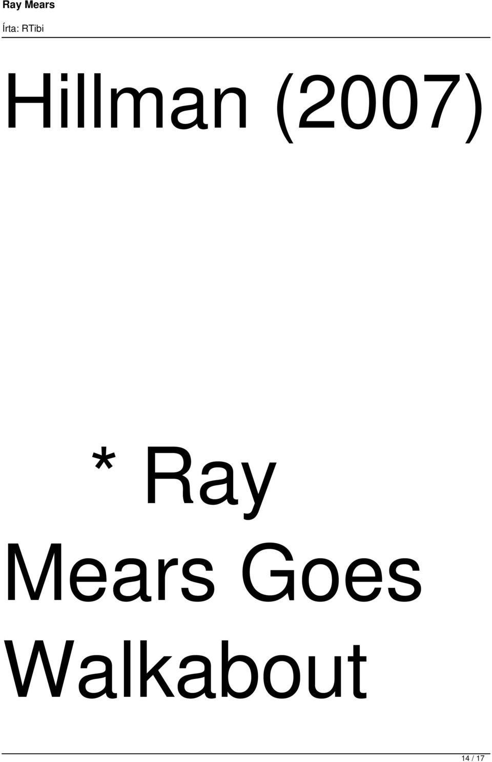 Mears Goes