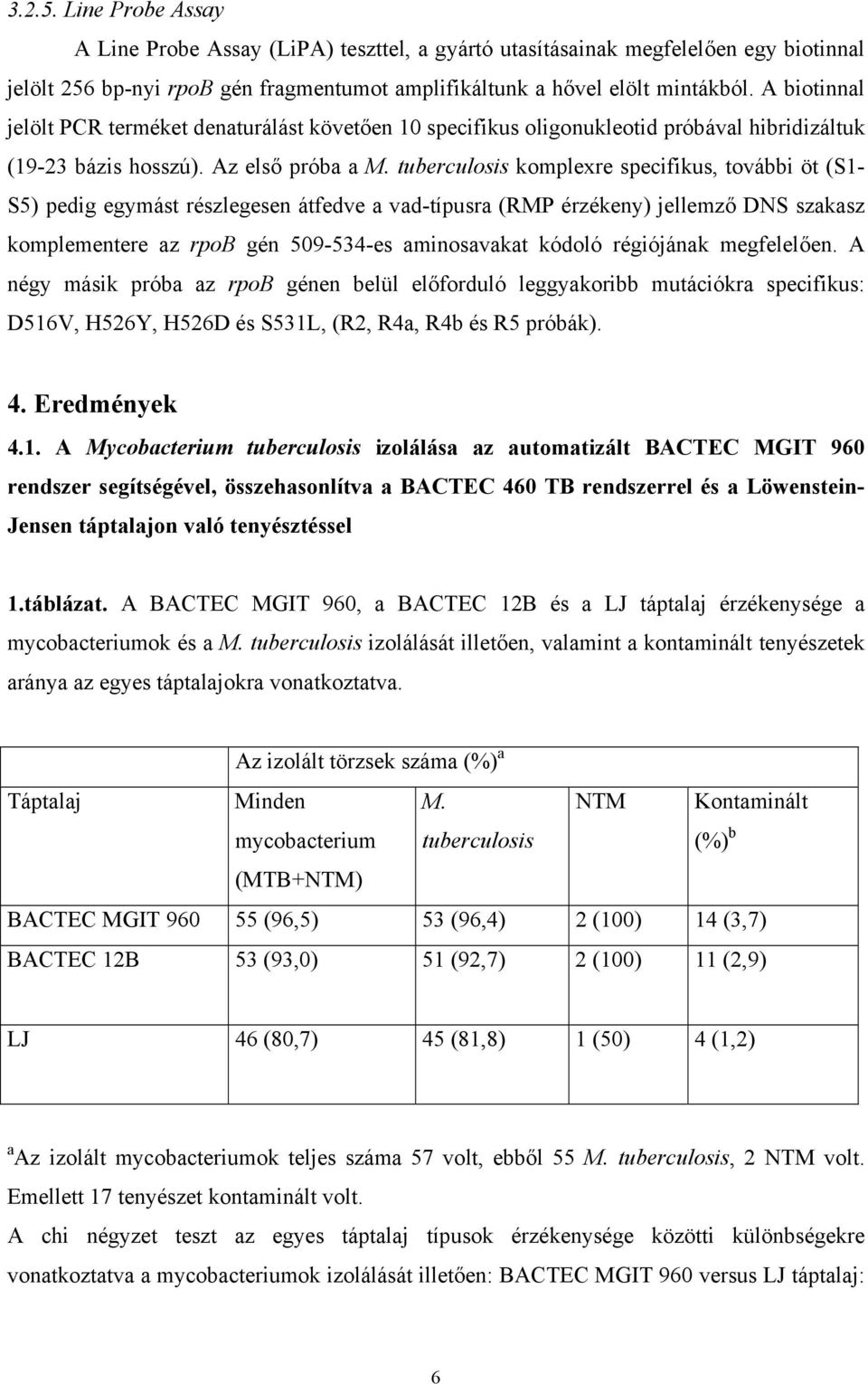 tuberculosis komplexre specifikus, további öt (S1- S5) pedig egymást részlegesen átfedve a vad-típusra (RMP érzékeny) jellemző DNS szakasz komplementere az rpob gén 509-534-es aminosavakat kódoló