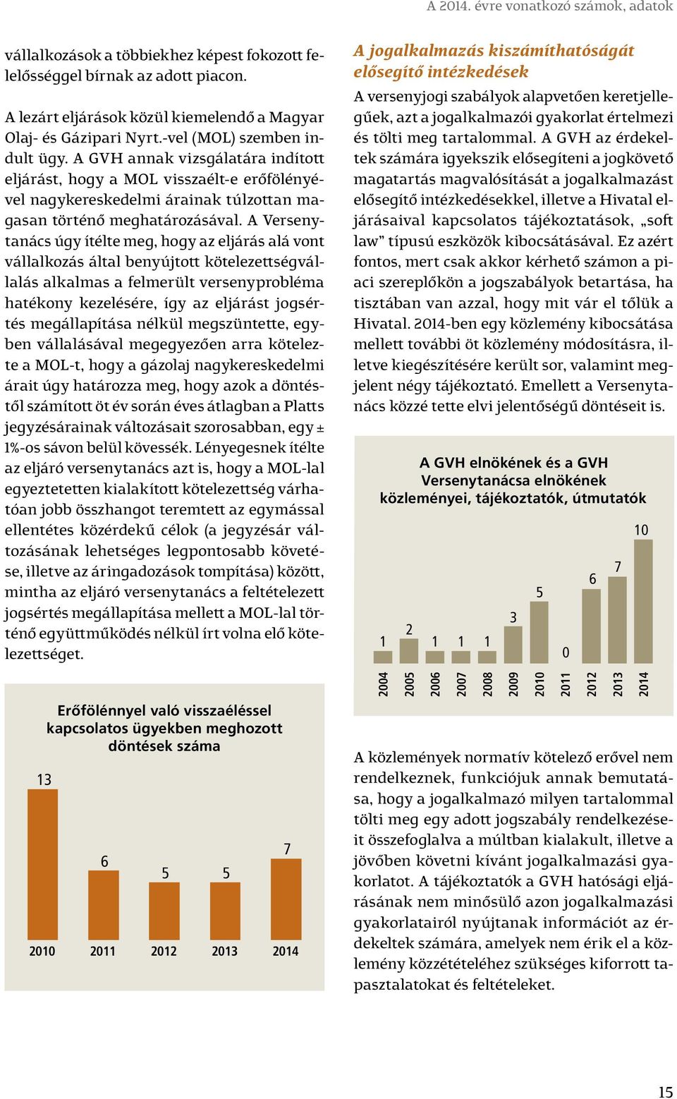 A Versenytanács úgy ítélte meg, hogy az eljárás alá vont vállalkozás által benyújtott kötelezettségvállalás alkalmas a felmerült versenyprobléma hatékony kezelésére, így az eljárást jogsértés nélkül