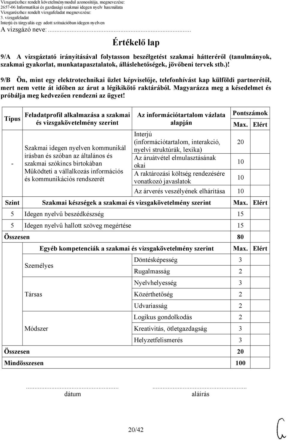 mert nem vette át időben az árut a légikikötő raktárából. Magyarázza meg a késedelmet és próbálja meg kedvezően rendezni az ügyet!