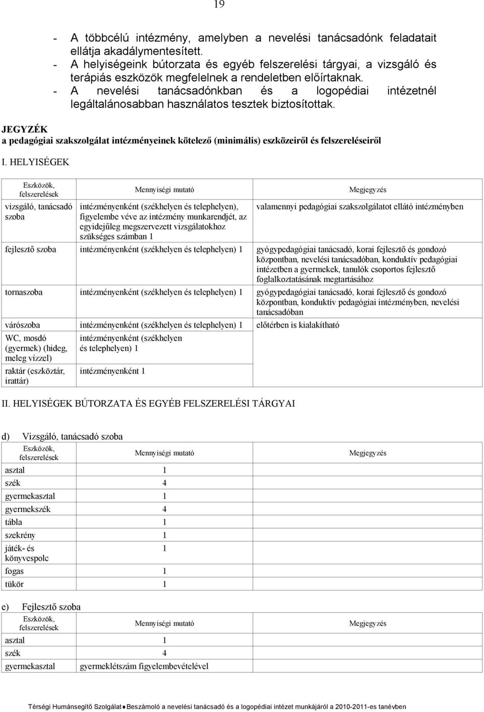 - A nevelési tanácsadónkban és a logopédiai intézetnél legáltalánosabban használatos tesztek biztosítottak.