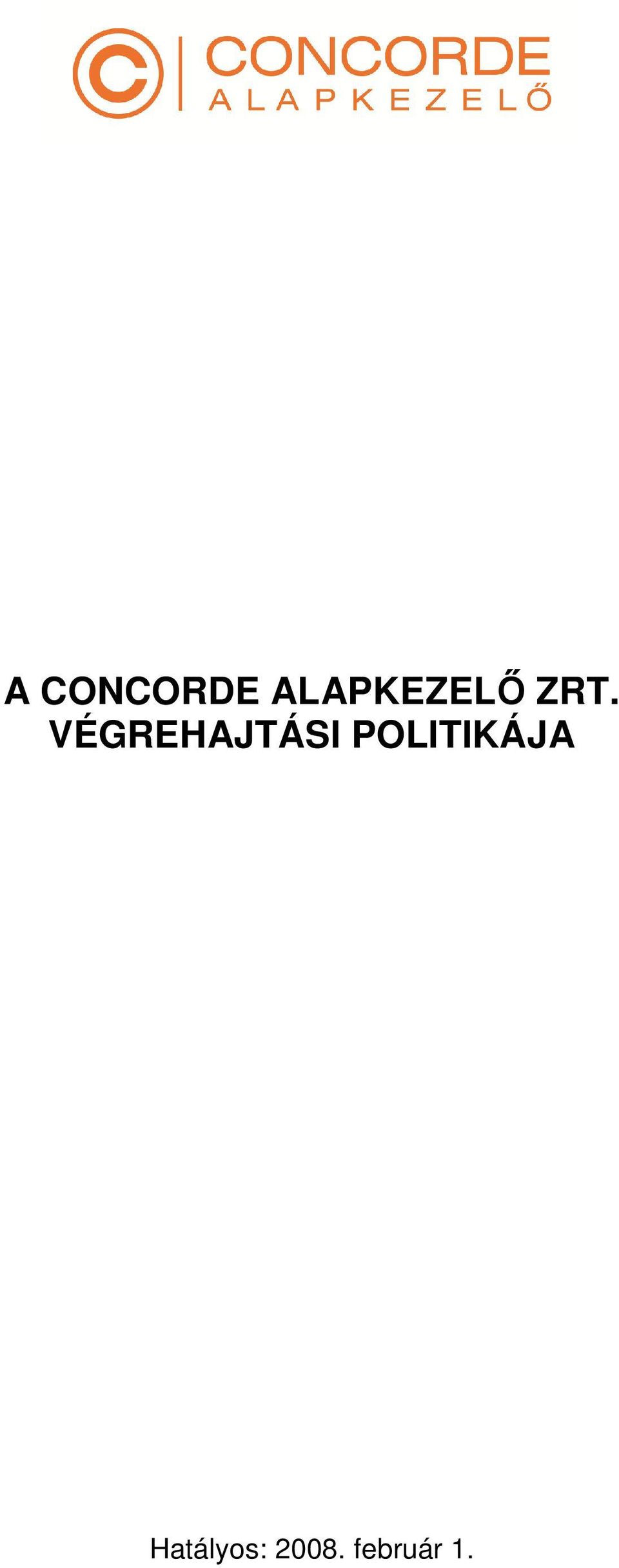 VÉGREHAJTÁSI