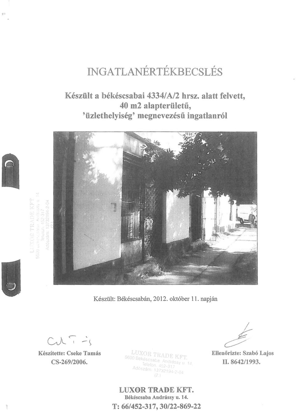 K6sziilt: B6k6scsaban, 2012. okt6ber 11.