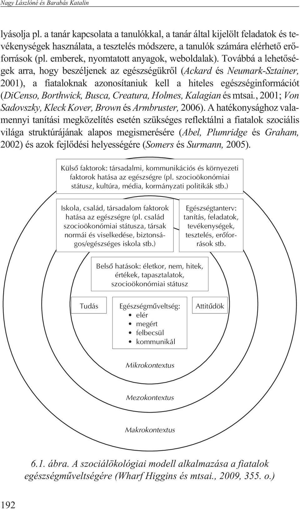 emberek, nyomtatott anyagok, weboldalak).