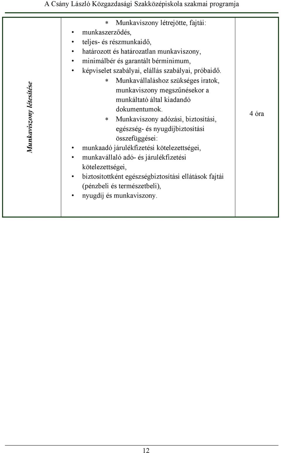 Munkavállaláshoz szükséges iratok, munkaviszony megszűnésekor a munkáltató által kiadandó dokumentumok.