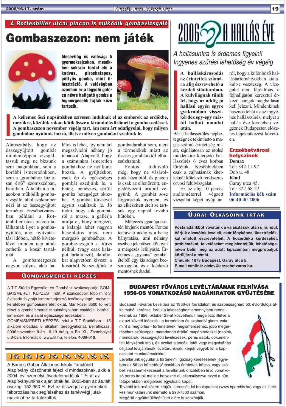 magunkban, sem a korábbi ismereteinkben, sem a gombához biztosan értő szomszédban, barátban. Általában a piacokon működik gombavizsgáló, ahol szakember nézi át az összegyűjtött terményt.