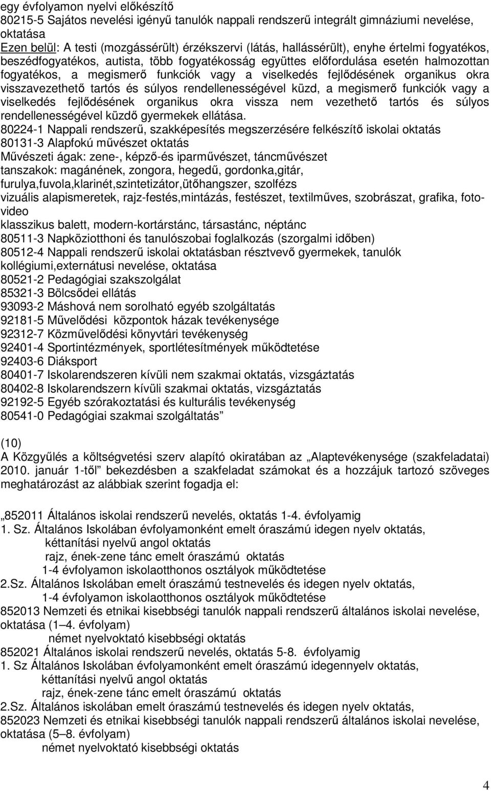 furulya,fuvola,klarinét,szintetizátor,ütőhangszer, szolfézs vizuális alapismeretek, rajz-festés,mintázás, festészet, textilműves, szobrászat, grafika, fotovideo klasszikus balett, modern-kortárstánc,