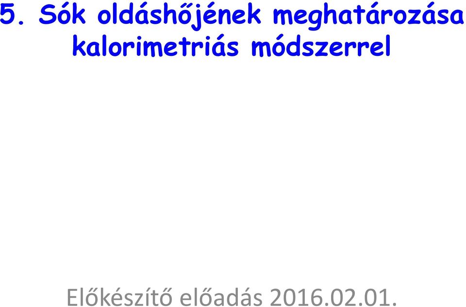kalorimetriás