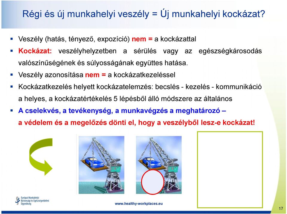 valószínűségének és súlyosságának együttes hatása.