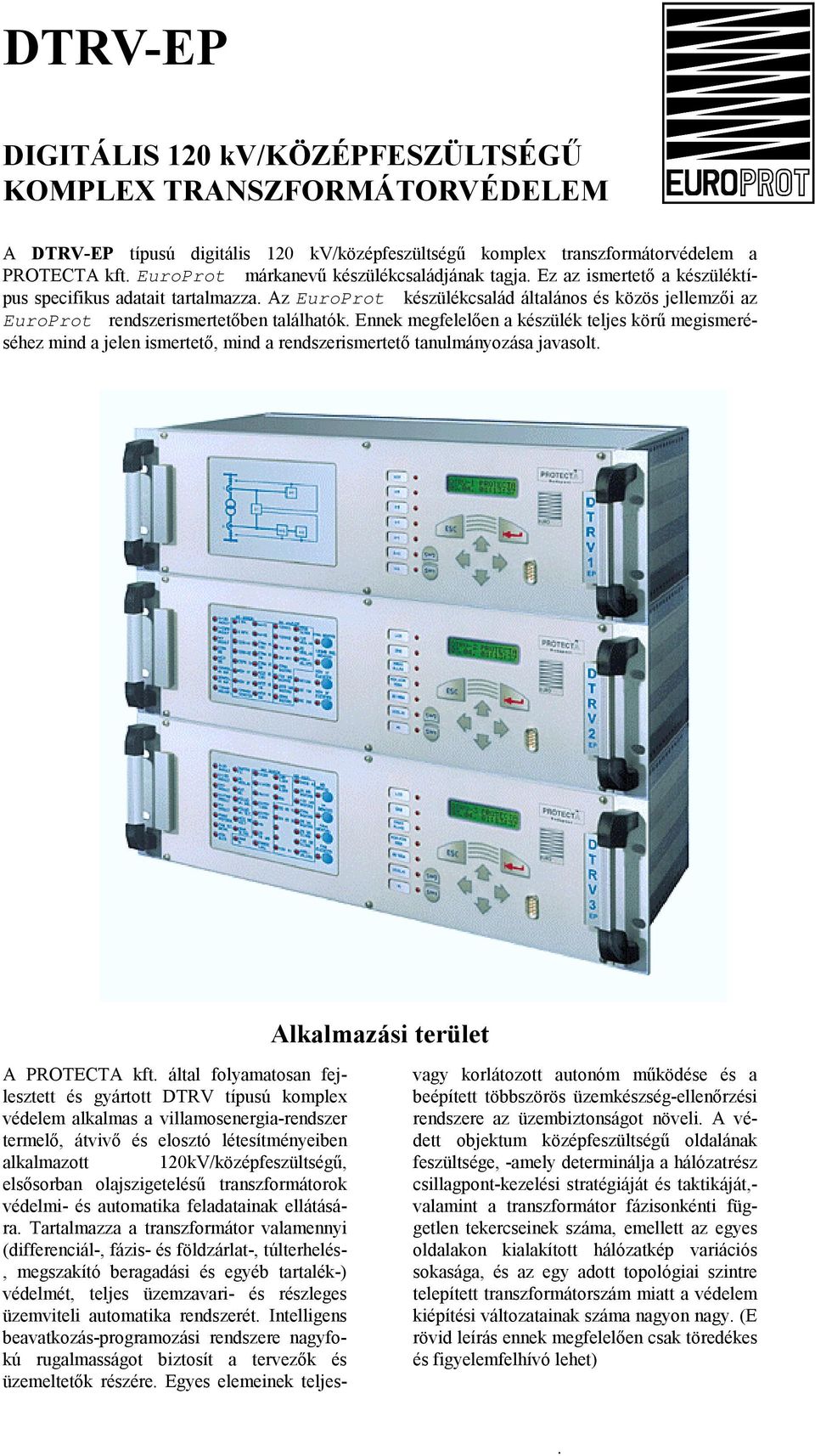 KOMPLEX TRANSZFORMÁTORVÉDELEM - PDF Free Download