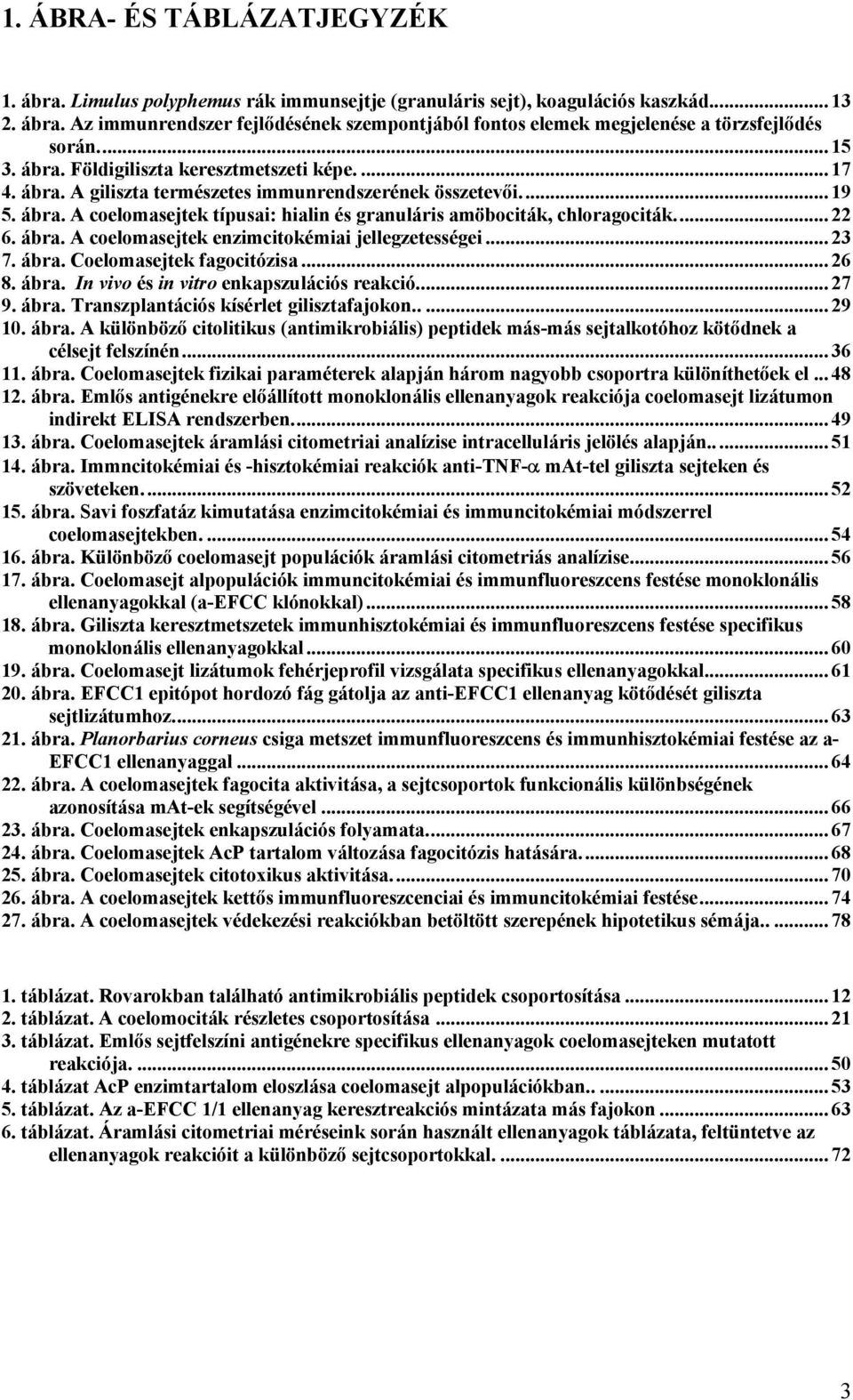 .. 22 6. ábra. A coelomasejtek enzimcitokémiai jellegzetességei... 23 7. ábra. Coelomasejtek fagocitózisa... 26 8. ábra. In vivo és in vitro enkapszulációs reakció... 27 9. ábra. Transzplantációs kísérlet gilisztafajokon.