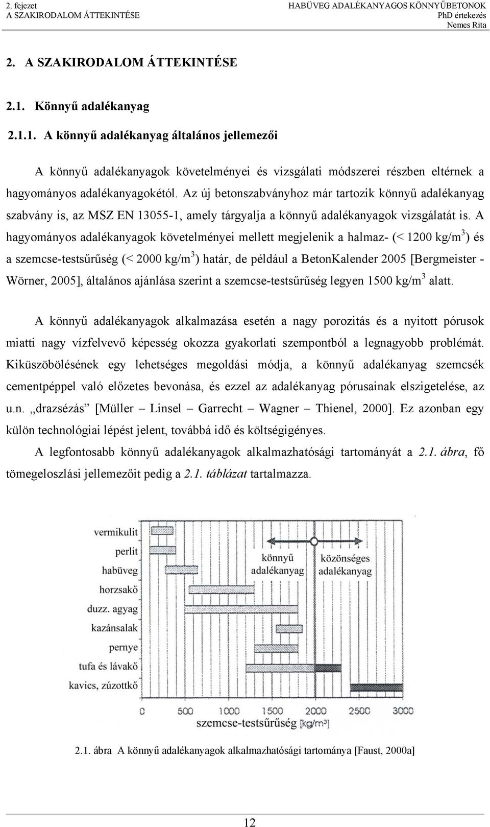 Az új betonszabványhoz már tartozik könnyű adalékanyag szabvány is, az MSZ EN 13055-1, amely tárgyalja a könnyű adalékanyagok vizsgálatát is.