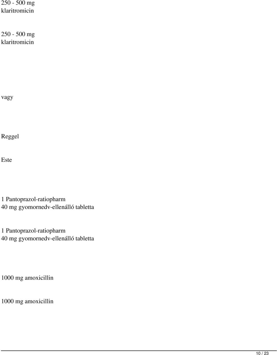 gyomornedv-ellenálló tabletta 1 Pantoprazol-ratiopharm