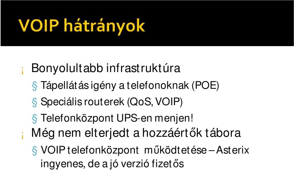 Telefonközpont UPS-enmenjen!