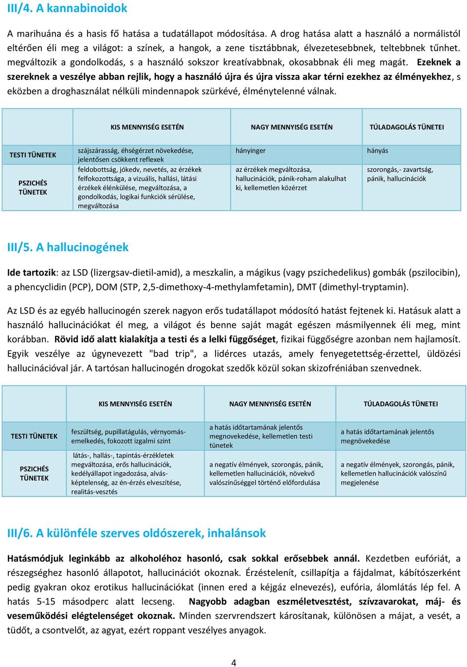 megváltozik a gondolkodás, s a használó sokszor kreatívabbnak, okosabbnak éli meg magát.