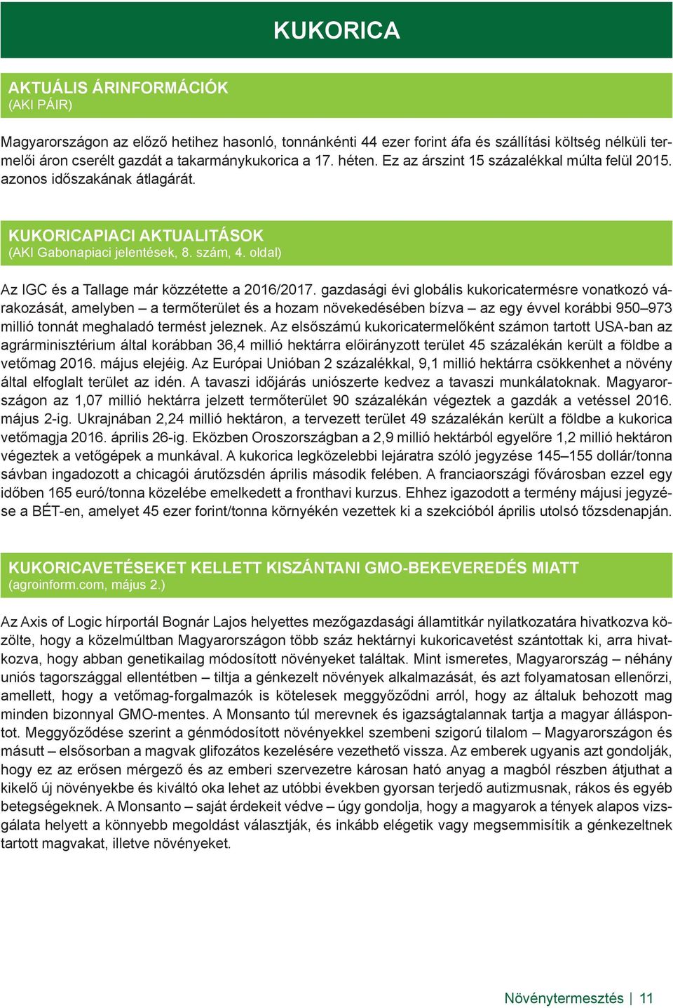 oldal) Az IGC és a Tallage már közzétette a 2016/2017.