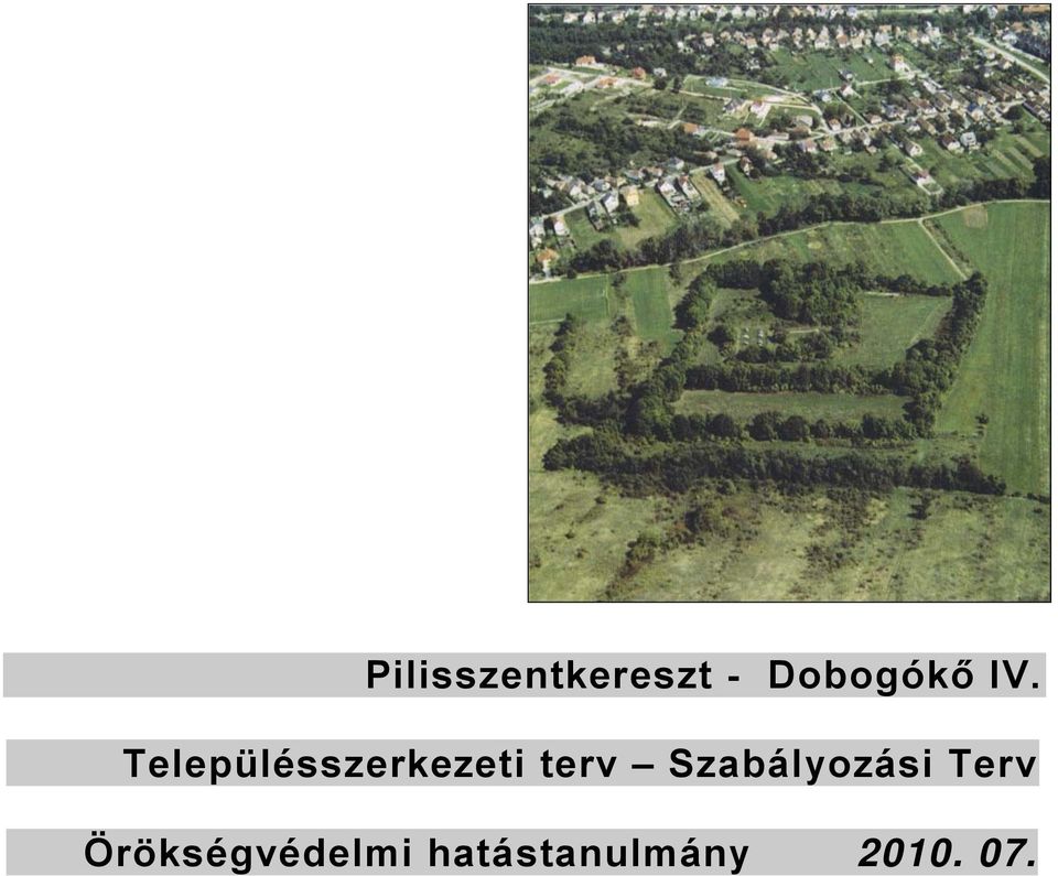 Szabályozási Terv