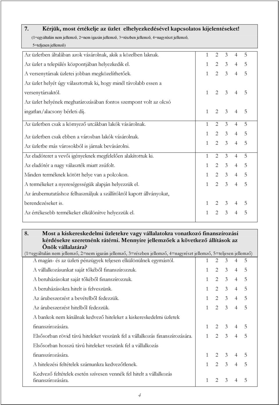 Az üzlet a település központjában helyezkedik el. A versenytársak üzletei jobban megközelíthetőek. Az üzlet helyét úgy választottuk ki, hogy minél távolabb essen a versenytársaktól.