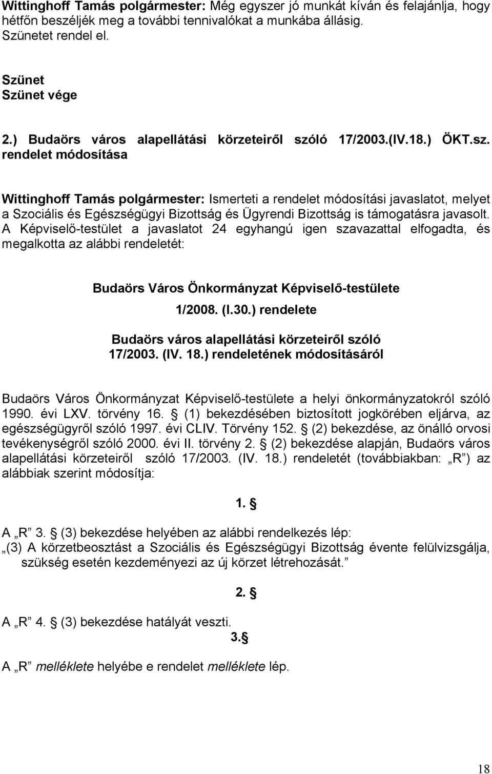 ló 17/2003.(IV.18.) ÖKT.sz.