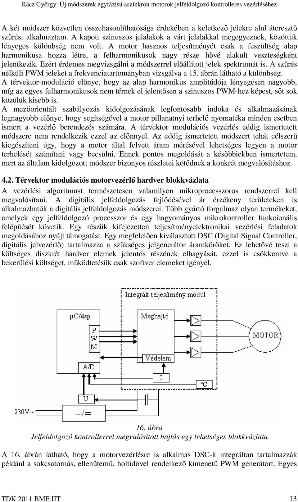 Új módszerek egyfázisú aszinkron motorok jelfeldolgozó kontrolleres  vezérléséhez - PDF Free Download