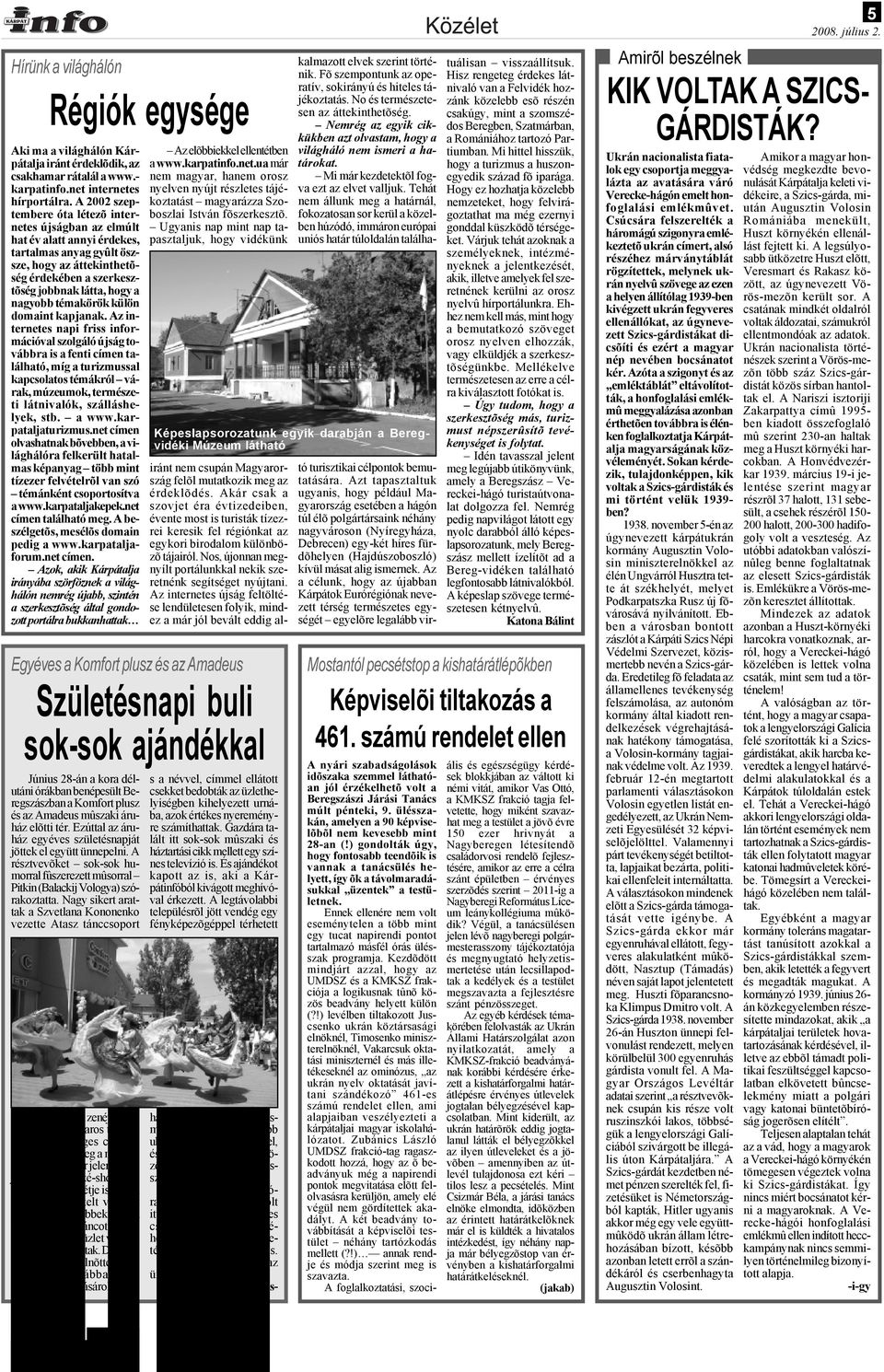 témakörök külön domaint kapjanak.