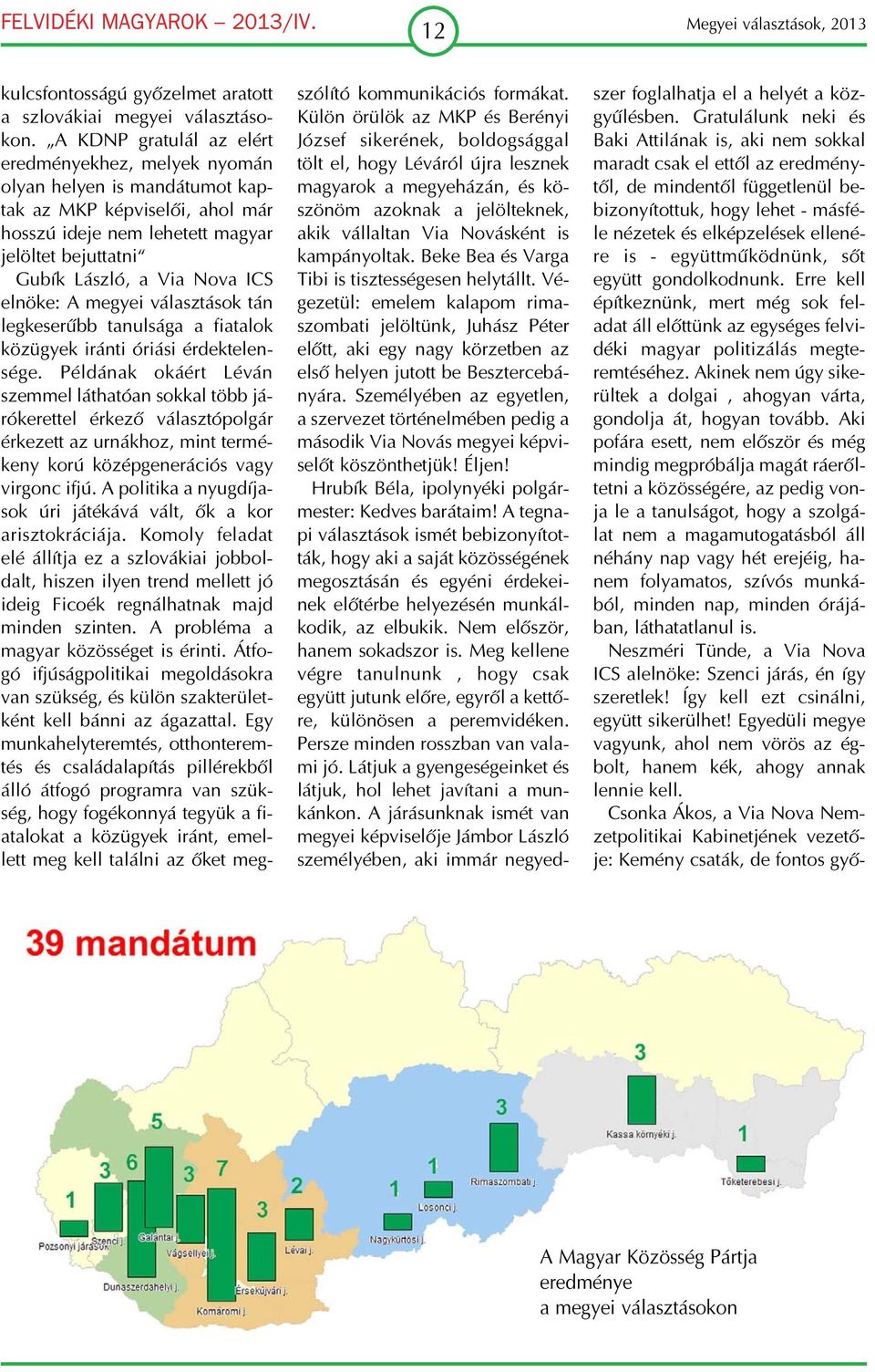 elnöke: A megyei választások tán legkeserűbb tanulsága a fiatalok közügyek iránti óriási érdektelen sége.