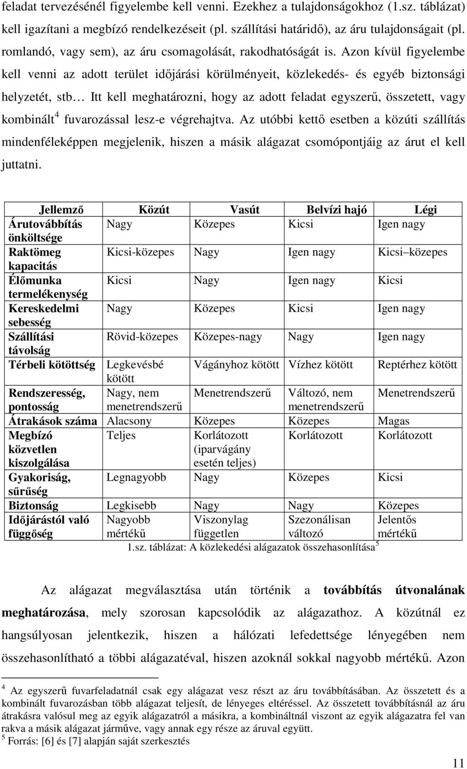 Azon kívül figyelembe kell venni az adott terület időjárási körülményeit, közlekedés- és egyéb biztonsági helyzetét, stb Itt kell meghatározni, hogy az adott feladat egyszerű, összetett, vagy