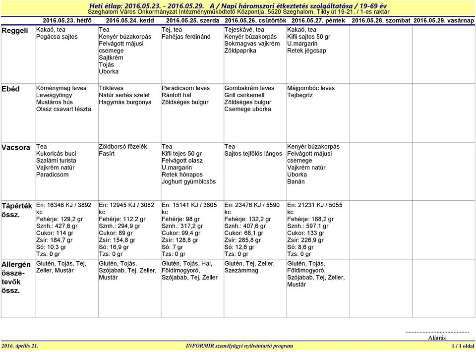 vasárnap Pogácsa sajtos Felvágott májusi csemege Sajtkrém Tojás Fahéjas ferdinánd Tejeskávé, tea Sokmagvas vajkrém Kifli sajtos 50 gr Retek jégcsap Köménymag leves Levesgyöngy Mustáros hús Olasz