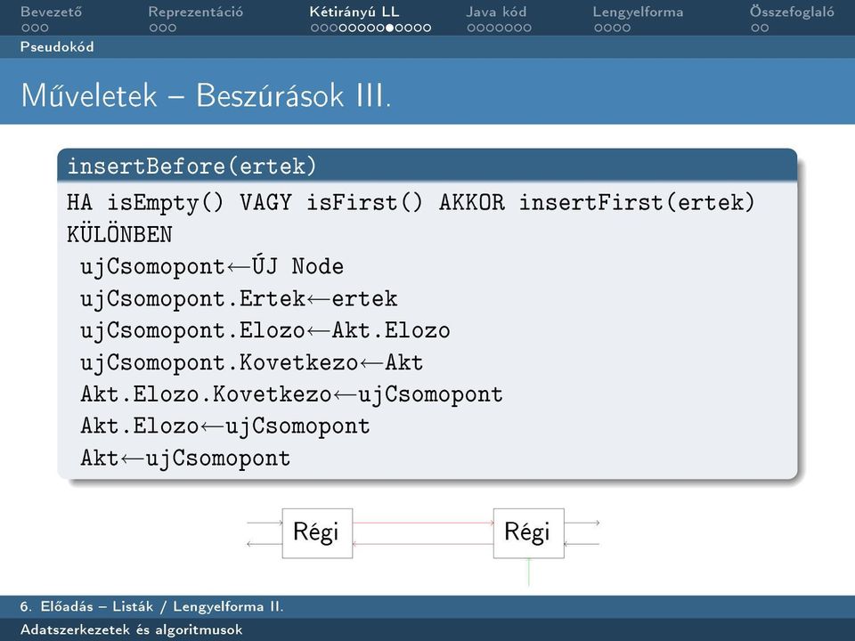 KÜLÖNBEN ujcsomopont ÚJ Node ujcsomopont.ertek ertek ujcsomopont.