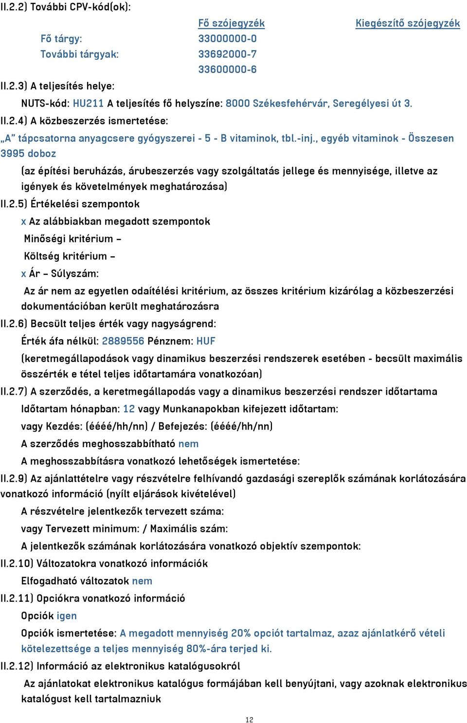 vitaminok, tbl.-inj.