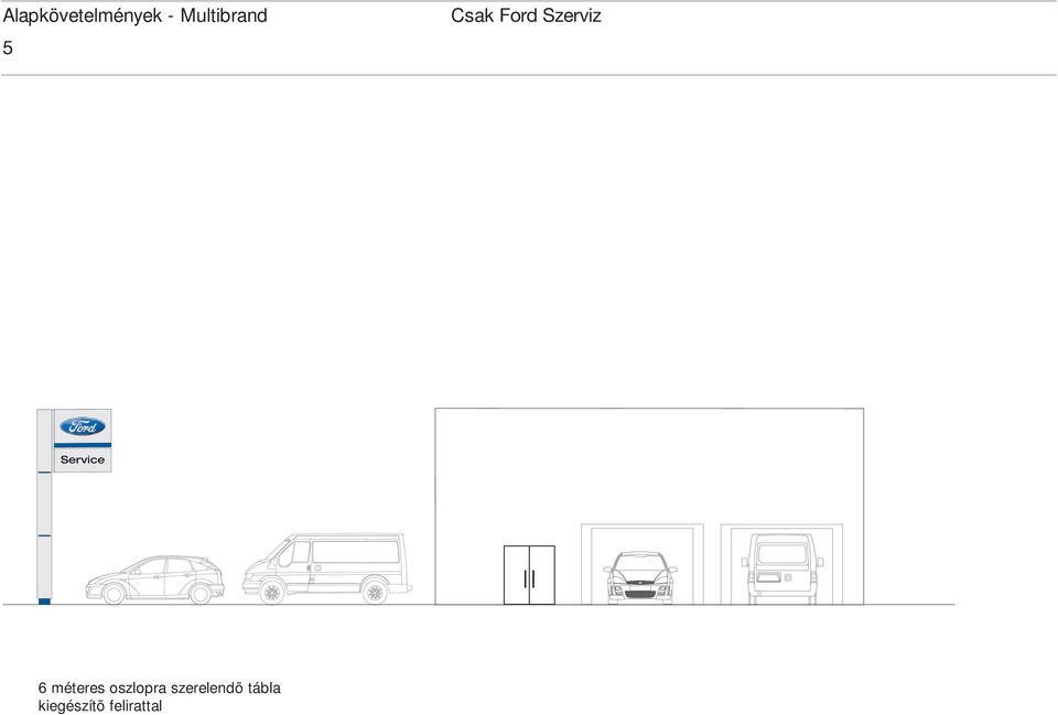 Szerviz Service 6 méteres