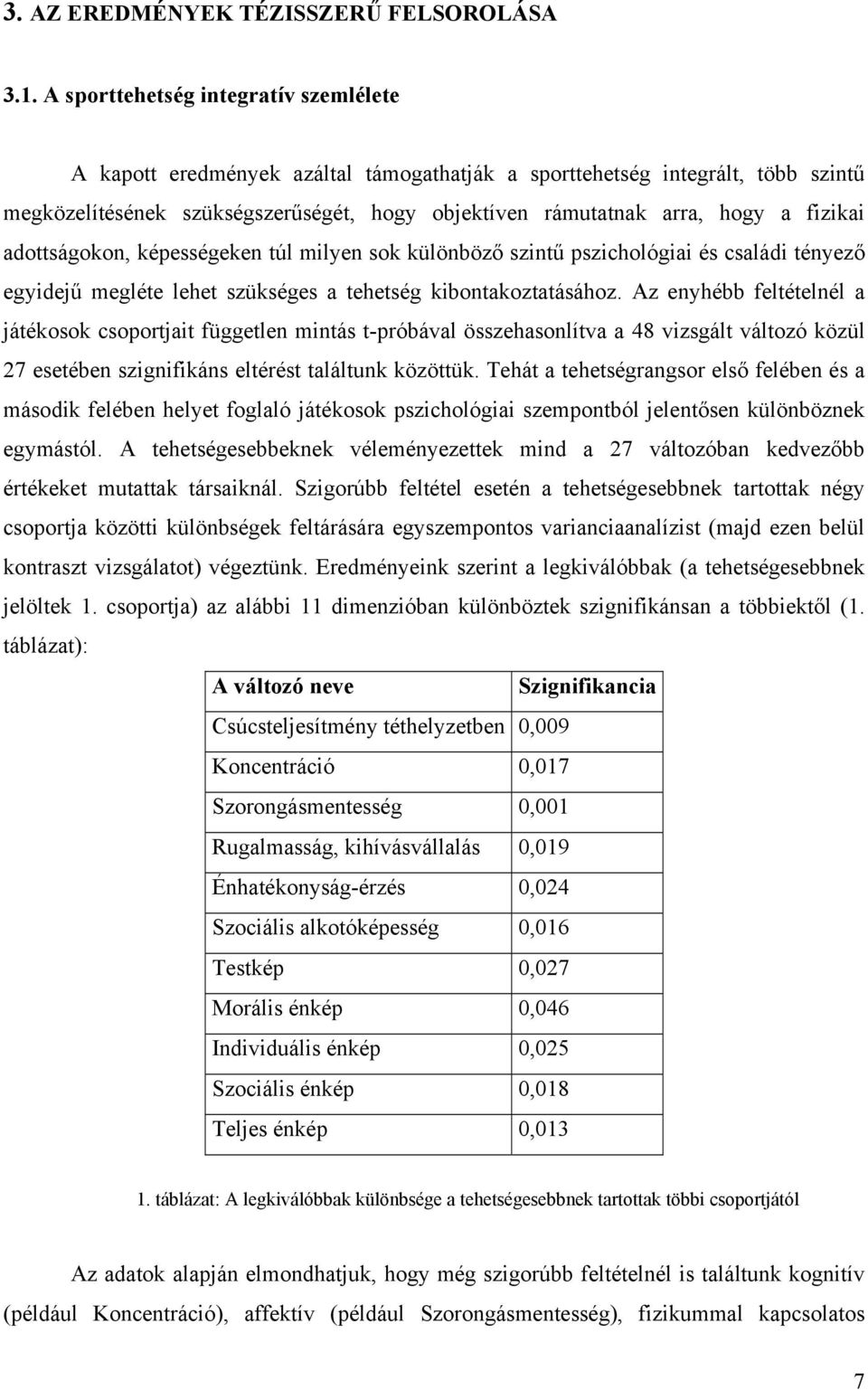 fizikai adottságokon, képességeken túl milyen sok különböző szintű pszichológiai és családi tényező egyidejű megléte lehet szükséges a tehetség kibontakoztatásához.