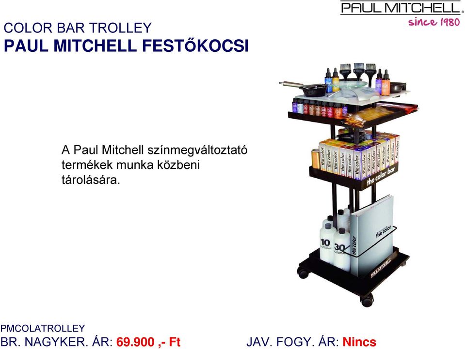 színmegváltoztató termékek munka