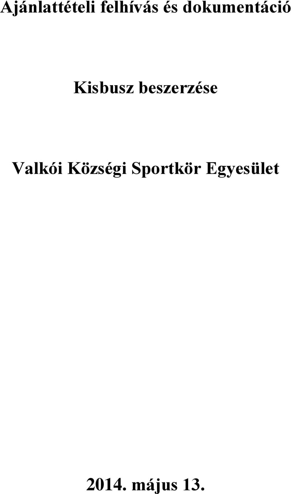 Valkói Községi