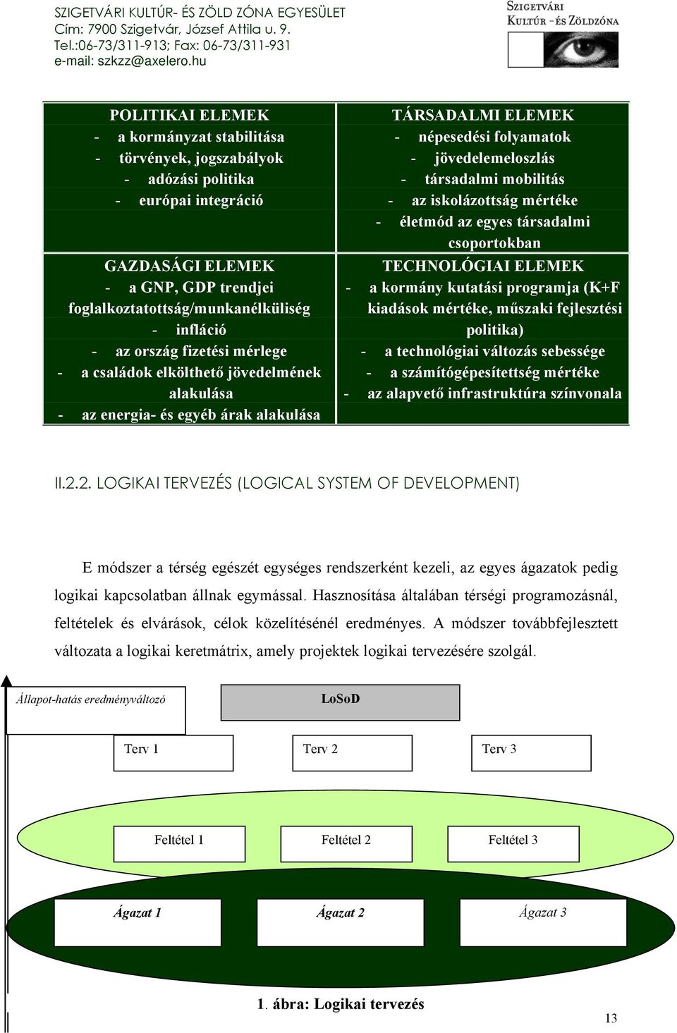 iskolázottság mértéke - életmód az egyes társadalmi csoportokban TECHNOLÓGIAI ELEMEK - a kormány kutatási programja (K+F kiadások mértéke, műszaki fejlesztési politika) - a technológiai változás