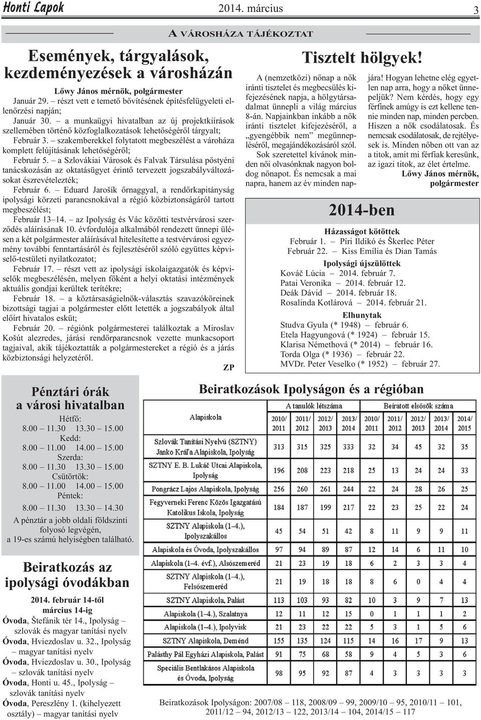 szakemberekkel folytatott megbeszélést a vároháza komplett felújításának lehetőségéről; Február 5.
