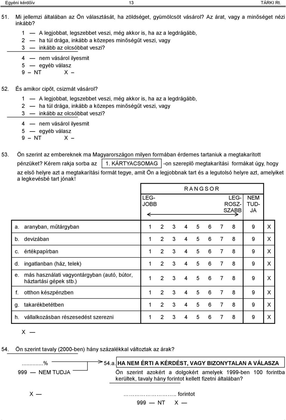 És amikor cipőt, csizmát vásárol? 1 A legjobbat, legszebbet veszi, még akkor is, ha az a legdrágább, 2 ha túl drága, inkább a közepes minőségűt veszi, vagy 3 inkább az olcsóbbat veszi?