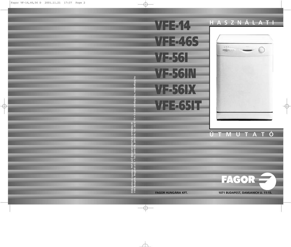 VFE-14 VFE-46S VF-56I VF-56IN VF-56IX VFE-65IT - PDF Free Download