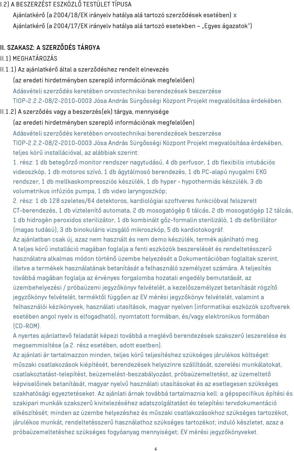 MEGHATÁROZÁS II.1.