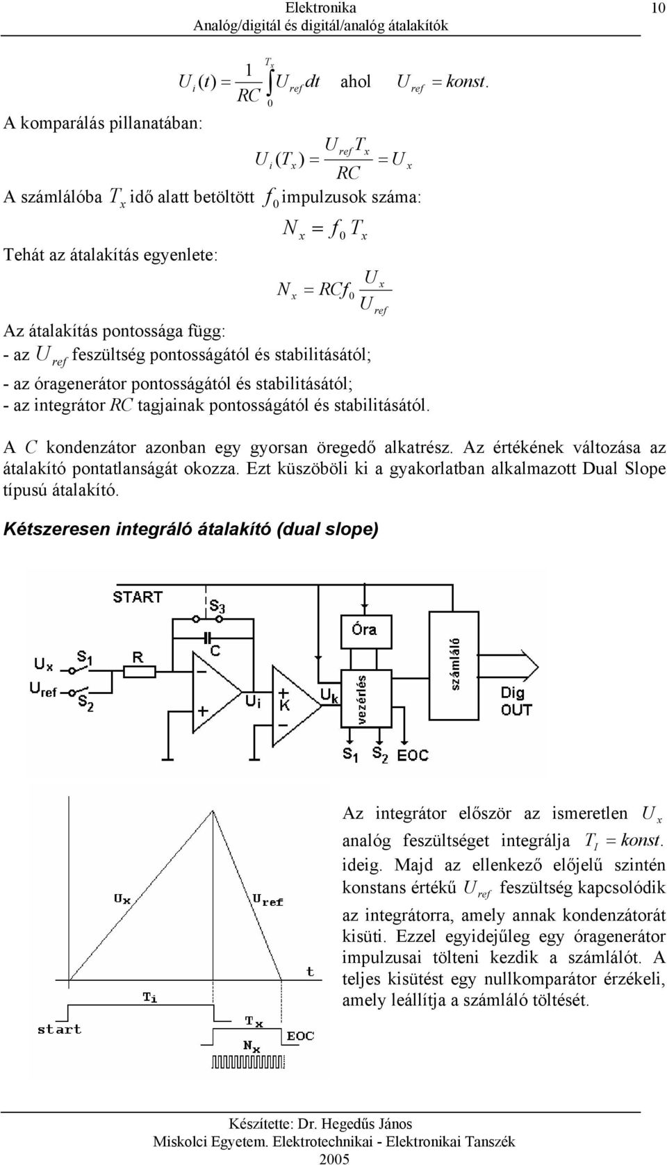 11. Analóg/digitális (ADC) és Digital/analóg (DAC) átalakítók - PDF Free  Download