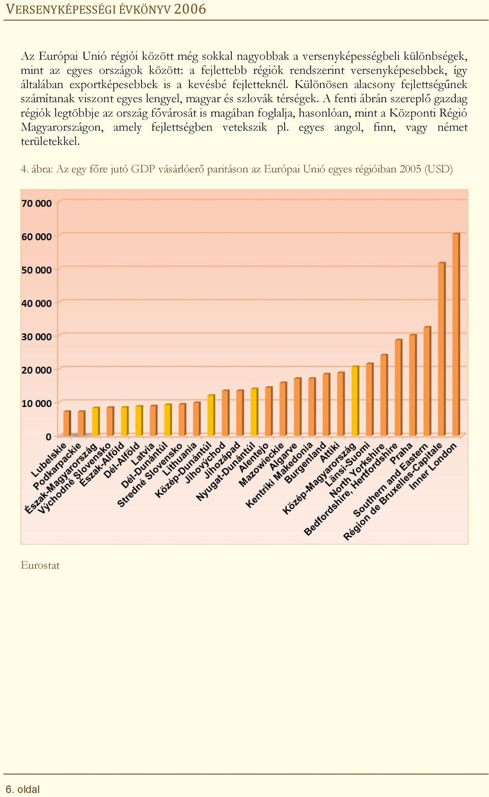 K ülönösen alacsony fejlettségűnek szám ítanak viszont egyes lengyel, m agyar és szlovák térségek.