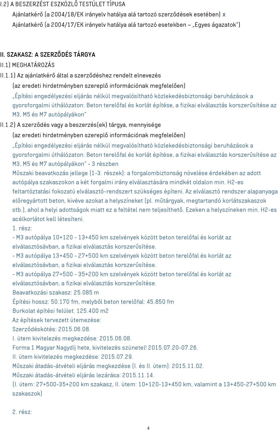 MEGHATÁROZÁS II.1.