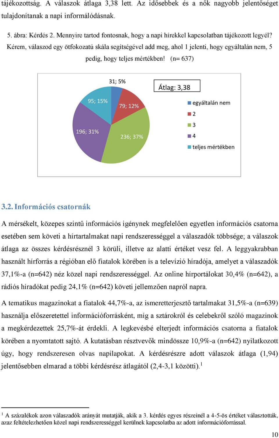 Kérem, válaszod egy ötfokozatú skála segítségével add meg, ahol 1 jelenti, hogy egyáltalán nem, 5 pedig, hogy teljes mértékben!