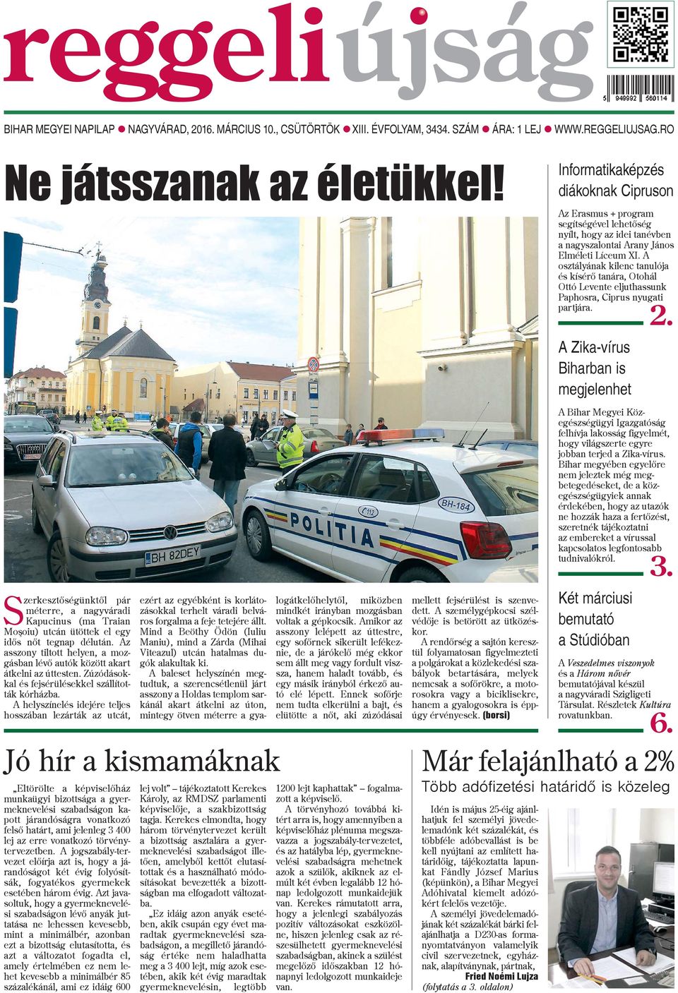 A osztályának kilenc tanulója és kísérõ tanára, Otohál Ottó Levente eljuthassunk Paphosra, Ciprus nyugati partjára. 2.