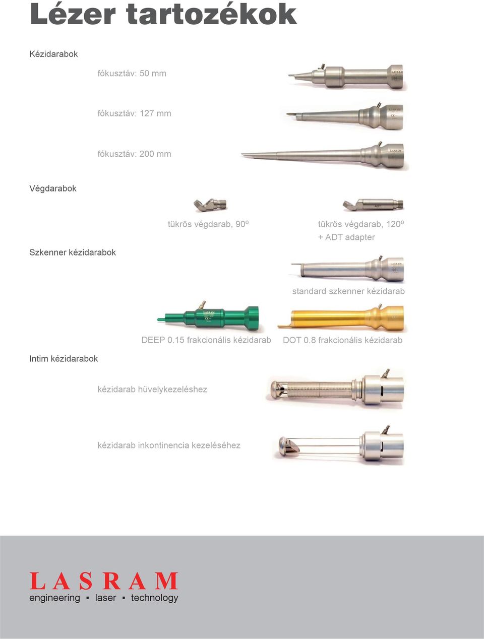 adapter standard szkenner kézidarab Intim kézidarabok DEEP 0.