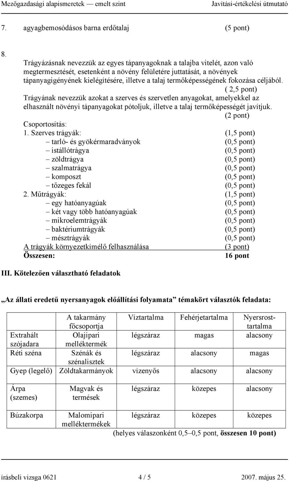 termőképességének fokozása céljából.