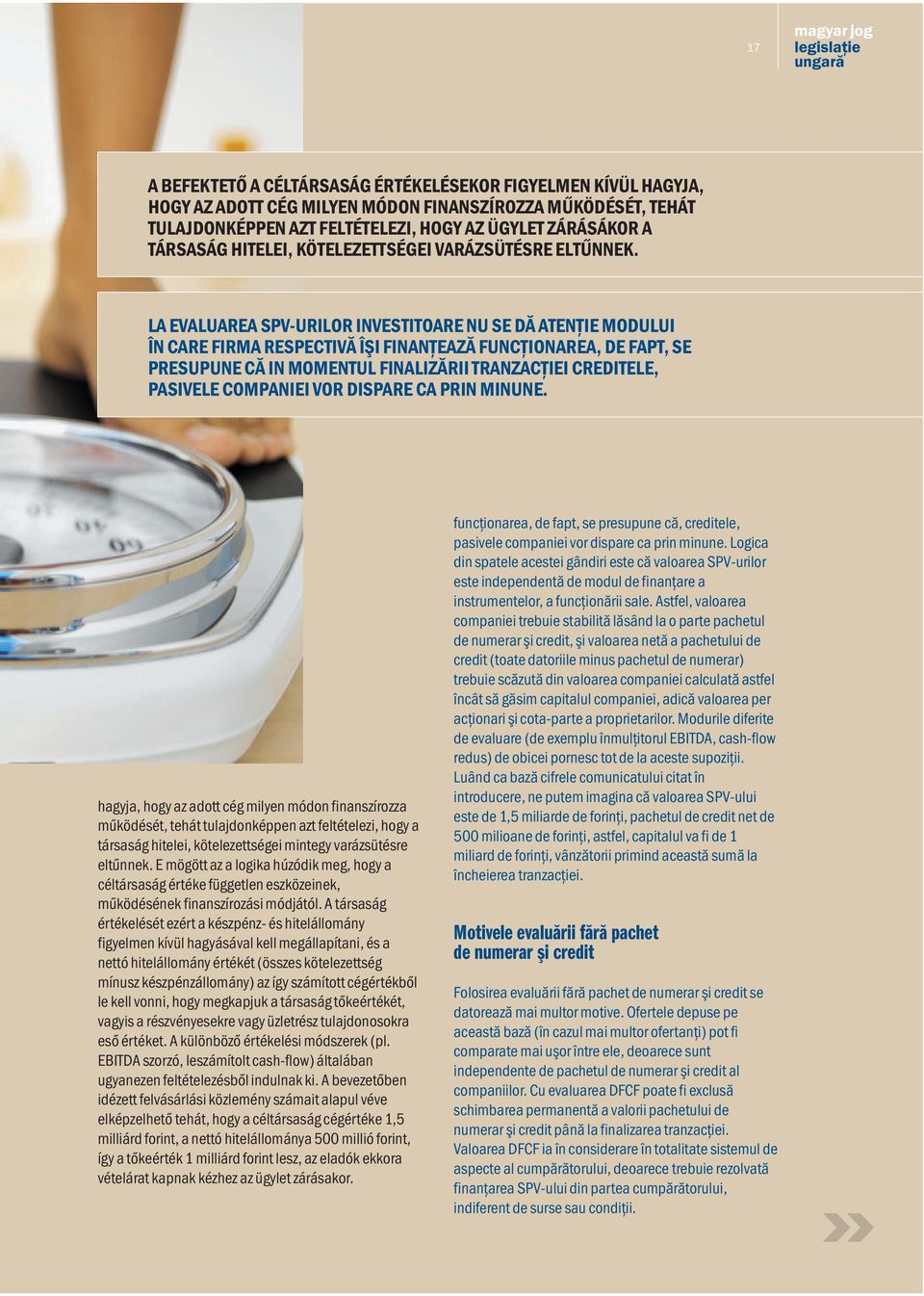 LA EVALUAREA SPV-URILOR INVESTITOARE NU SE DĂ ATENŢIE MODULUI ÎN CARE FIRMA RESPECTIVĂ ÎŞI FINANŢEAZĂ FUNCŢIONAREA, DE FAPT, SE PRESUPUNE CĂ IN MOMENTUL FINALIZĂRII TRANZACŢIEI CREDITELE, PASIVELE