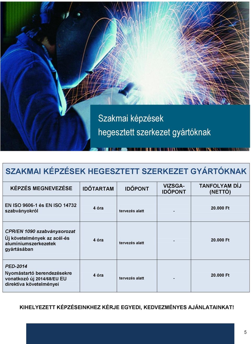 000 Ft CPR/EN 1090 szabványsorozat Új követelmények az acél-és alumíniumszerkezetek gyártásában 4 óra tervezés