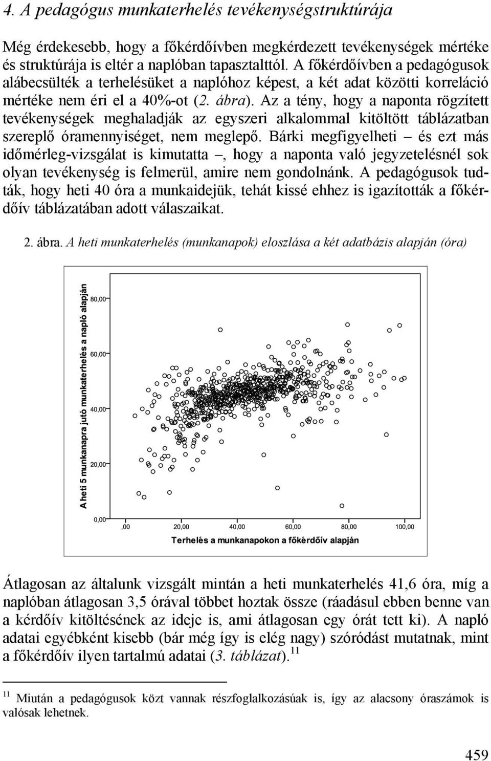 Az a tény, hogy a naponta rögzített tevékenységek meghaladják az egyszeri alkalommal kitöltött táblázatban szereplő óramennyiséget, nem meglepő.